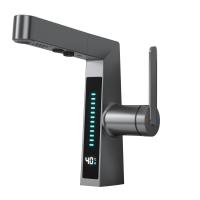 Смеситель для раковины Black&White Universe SD3029GM оружейная сталь