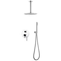 Душевая система со смесителем Abber Emotion AF8821 монтаж встраиваемая в стену без термостата хром