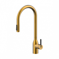 Смеситель для кухни Paulmark Universal Un213880-BG с подключением к фильтру брашированное золото