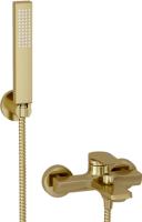 Смеситель для ванны или душа Wasserkraft Aisch 5501 настенный 
без термостата матовое золото