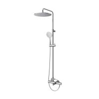 Душевая система со смесителем Cezares Leaf LEAF-CVDA-30-L-01 монтаж настенная без термостата хром