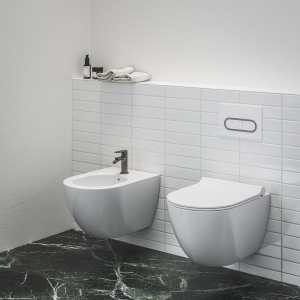 Смеситель для биде Ravak Eleganta X070332 латунь графит