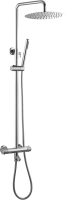 Душевая система со смесителем Boheme Uno 468-T-CR монтаж настенная с термостатом Chrome