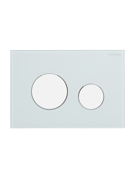 Кнопка смыва механическая Cezares Lux LUX-GB-BIO-C цвет белый