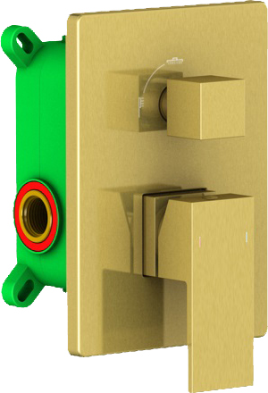 Душевая система со смесителем Timo Selene SX-2069/17SM монтаж встраиваемая в стену без термостата матовое золото