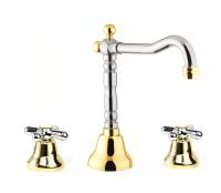 Смеситель для раковины Webert Armony AM750202017 хром/золото