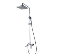 Душевая система со смесителем Bravat Opal F6125183CP-A-RUS монтаж настенная без термостата хром