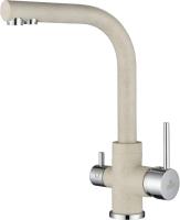 Смеситель для кухни Paulmark Essen Es213011-328 с подключением к фильтру бежевый