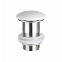 Донный клапан без перелива Ceramica Nova CN2000MW латунь/керамика белый матовый