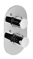 Смеситель для душа на 3 выхода Plumberia Selection IXO XOT5050CR встраиваемый в стену 
с термостатом хром