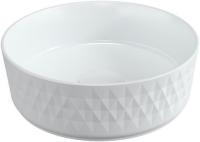 Раковина накладная круглая Allen Brau Fantasy 4.11033.20 керамика цвет белый