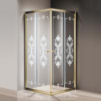 Душевой угол Cezares Giubileo GIUBILEO-A-2-90-SCORREVOLE-CP-G квадратная   стекла , профиль 