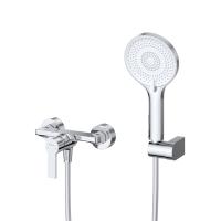 Смеситель для душа BelBagno Aurora AURORA-ESDM-CRM настенный 
без термостата хром