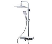 Душевая система со смесителем Wasserkraft  A11301 монтаж настенная с термостатом белый/хром