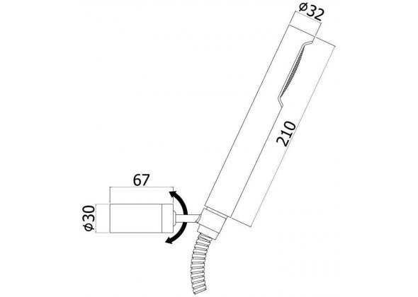 Душевой гарнитур Paffoni Birillo ZDUP036BO  