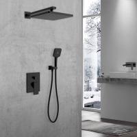 Душевая система со смесителем Vincea Next VSFW-1N1MB монтаж встраиваемая в стену без термостата черный