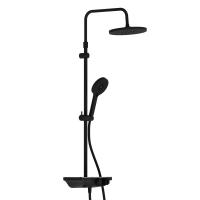 Душевая система со смесителем Damixa Apollo 948000000.00E+00 монтаж настенная с термостатом черный