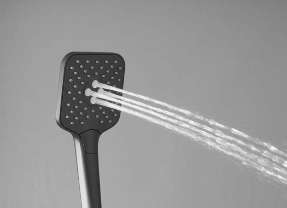 Душевая система со смесителем Vincea Cube VSFS-1C1BG монтаж настенная без термостата брашированное золото