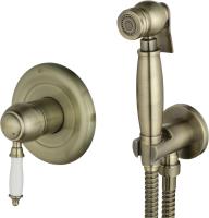 Гигиенический душ Lemark Villa LM4819B встраиваемый в стену бронза