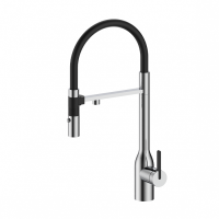 Смеситель для кухни Paulmark MAGNETO ONE Ma213188-BS с подключением к фильтру брашированная сталь