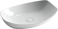 Раковина накладная овальная Ceramica Nova Element CN5016 фарфор цвет белый