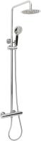 Душевая система со смесителем Allen Brau Eclipse 3.0 5.E1A11-00 монтаж настенная с термостатом хром