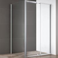 Душевой угол Cezares Variante VARIANTE-AH-1-110/120-100-C-Cr прямоугольная  стекла , профиль хром