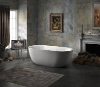 Акриловая ванна отдельностоящая BelBagno  BB27 150x80 овальная цвет белый