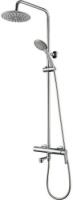 Душевая система со смесителем Aquanet Logic AF320-72-R-C монтаж настенная без термостата белый/хром