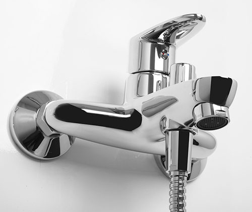 Смеситель для ванны или душа Wasserkraft Leine 3501 настенный 
без термостата хром