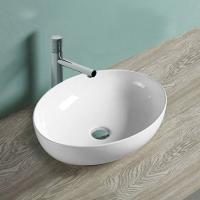 Раковина накладная овальная Vincea  VBS-51552 фарфор цвет белый