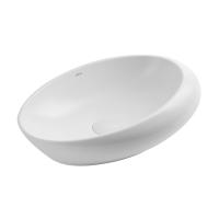 Раковина накладная овальная Abber Bequem AC2107MW фаянс цвет белый матовый