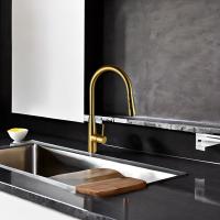 Смеситель для кухни Raiber Graceful RPG-011 без подключения к фильтру матовое золото