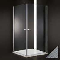 Душевой угол Cezares Elena ELENA-A-2-90-P-Cr квадратная   стекла прозрачные, профиль хром