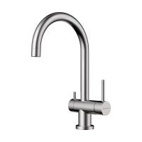 Смеситель для кухни Omoikiri Yamada 4994225 с подключением к фильтру нержавеющая сталь