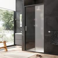 Душевая дверь Am.Pm Gem W90G-100-1-195BM 100 см стекла матовые прозрачные, профиль черный