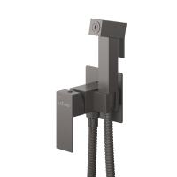 Гигиенический душ Cezares Slider SLIDER-DIF-GM встраиваемый в стену оружейная сталь