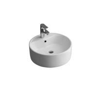 Раковина  круглая Grossman  GR-3012 фаянс цвет белый