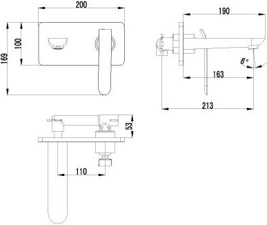 Смеситель для раковины Lemark Melange LM4926CW хром/белый