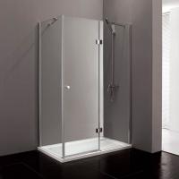 Душевой угол Cezares Verona VERONA-AH-1-90/100-C-Cr прямоугольная  стекла , профиль 