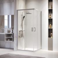 Душевой угол RGW Passage PA-39 03083999-11 квадратный 90x90 стекла прозрачные, профиль хром