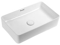 Раковина накладная прямоугольная Allen Brau Fantasy 4.11003.20 керамика цвет белый