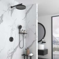 Душевая система со смесителем Vincea Inspire VSFW-3I22MT2RMB монтаж встраиваемая в стену с термостатом черный матовый