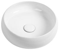 Раковина накладная круглая Allen Brau Liberty 4.32001.20 керамика цвет белый