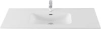 Раковина мебельная прямоугольная Aquanet Flat 00330427 керамика цвет белый матовый