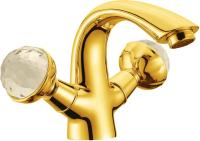 Смеситель для раковины Boheme Imperiale Presente 331 золото