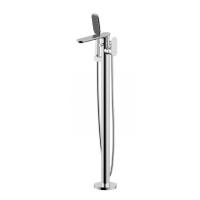 Смеситель для ванны Bravat Gina F665104C-B3-ENG напольный 
без термостата хром
