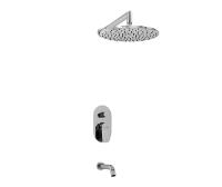 Душевая система со смесителем Wasserkraft  A13030 монтаж встраиваемая в стену без термостата хром