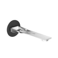 Излив для ванны Webert ONE-B AC1039441 черный/сталь 