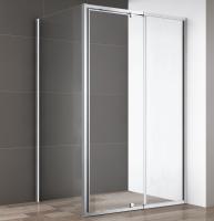 Душевой угол Cezares Variante VARIANTE-AH-1-120/130-90-C-Cr прямоугольная  стекла прозрачные, профиль хром